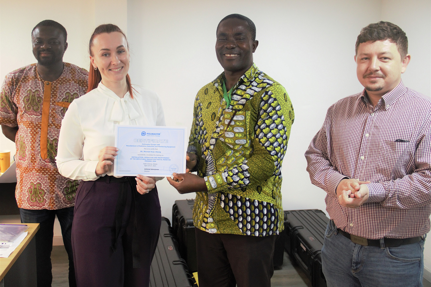 Polimaster training for Nuclear Regulatory Authority in Ghana
