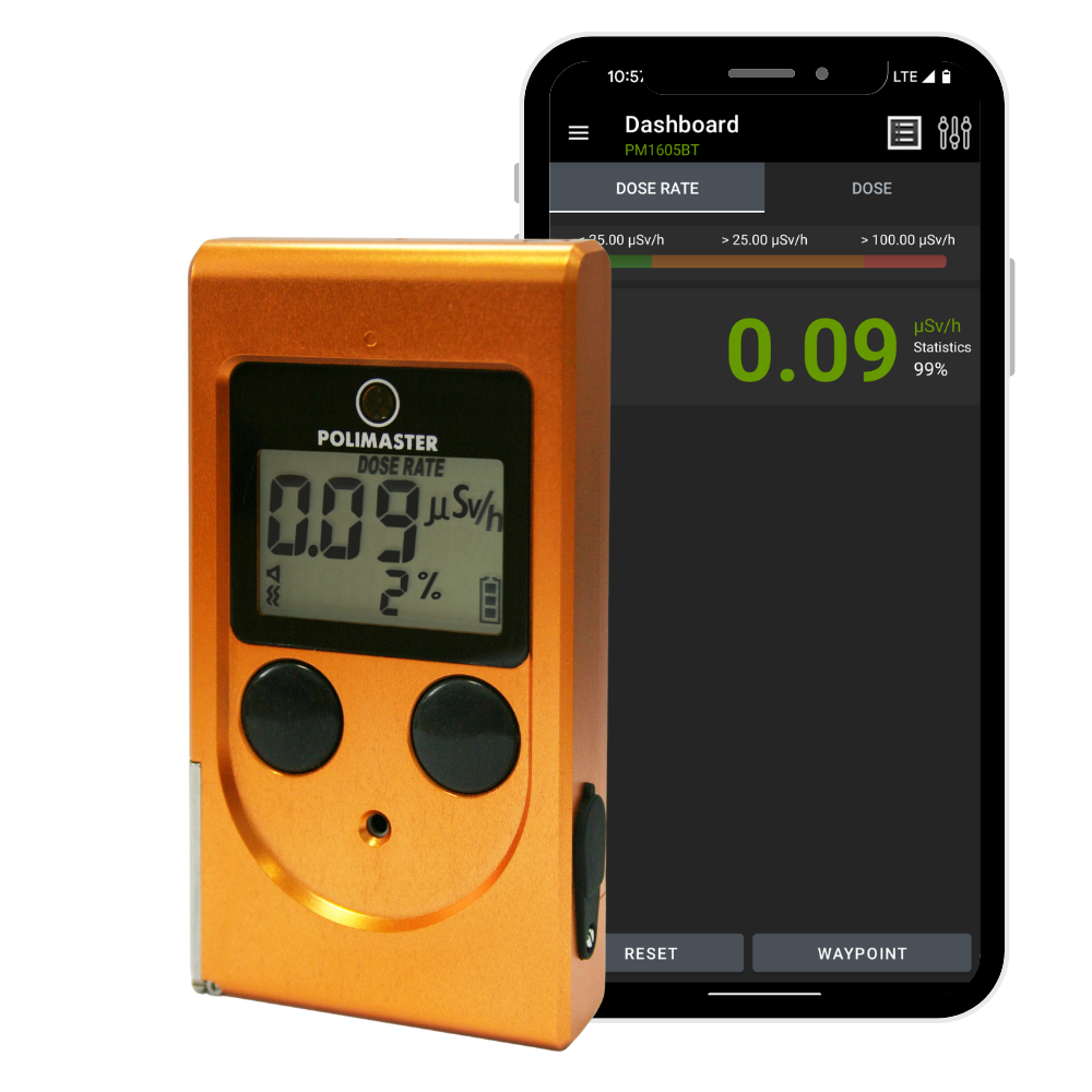 PM1605BT Personal Radiation Monitor/Dosimeter